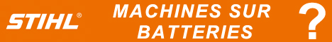 Stihl Machines sur batteries?