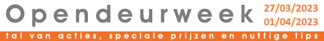 Opendeurweek 2023